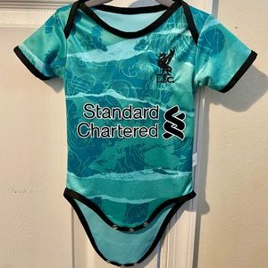 Liverpool Standard Chartered L.F.C. Infant Jersey Onesie size 9-12M